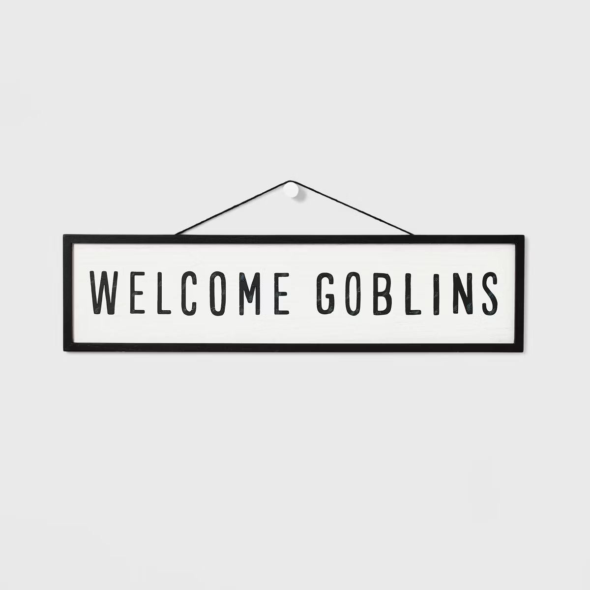 Welcome Goblins Halloween Wall Sign - Hyde & EEK! Boutique™ | Target
