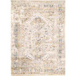 Vintage Speckled Shaunte Gold 10 ft. x 14 ft. Area Rug | The Home Depot