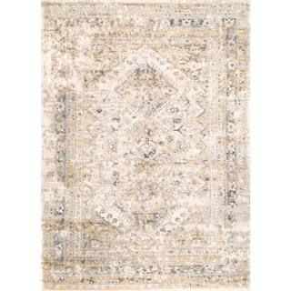 nuLOOM Vintage Speckled Shaunte Gold 10 ft. x 14 ft. Area Rug CFDR05B-10014 - The Home Depot | The Home Depot