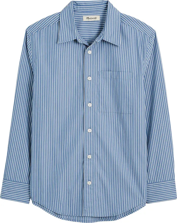 Big Easy Stripe Long Sleeve Cotton Button-Up Shirt | Nordstrom