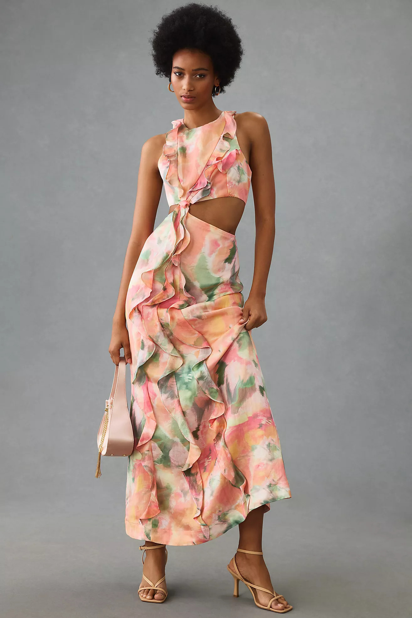 Significant Other Rey Cutout Ruffle Dress | Anthropologie (US)