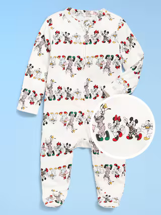 Old Navy x Disney 2-Way-Zip Sleep & Play Footed One-Piece for Baby | Old Navy (US)