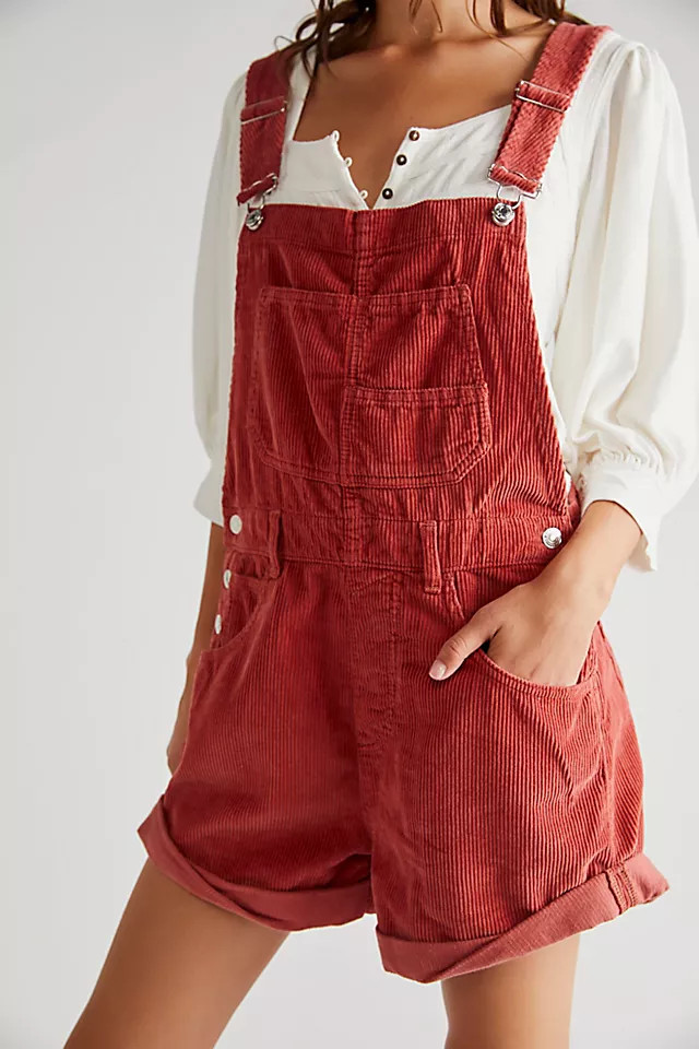 Ziggy Cord Shortalls | Free People (Global - UK&FR Excluded)