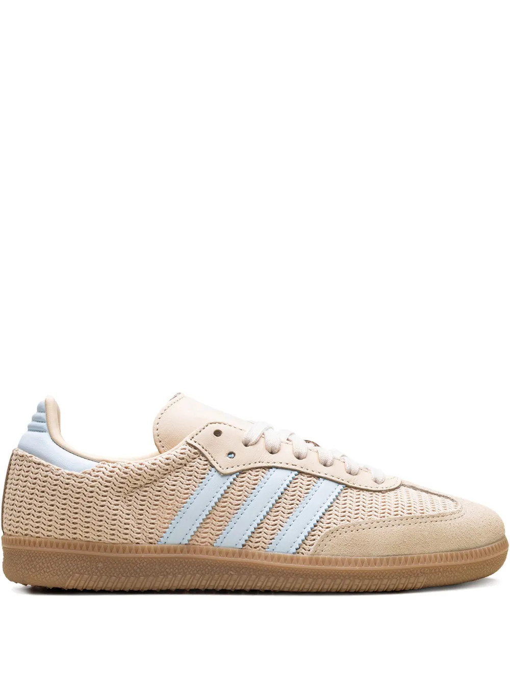 Adidas Samba OG "Core Black/Sand Strata/Sky Tint" Sneakers | Neutrals | FARFETCH AU | Farfetch Global
