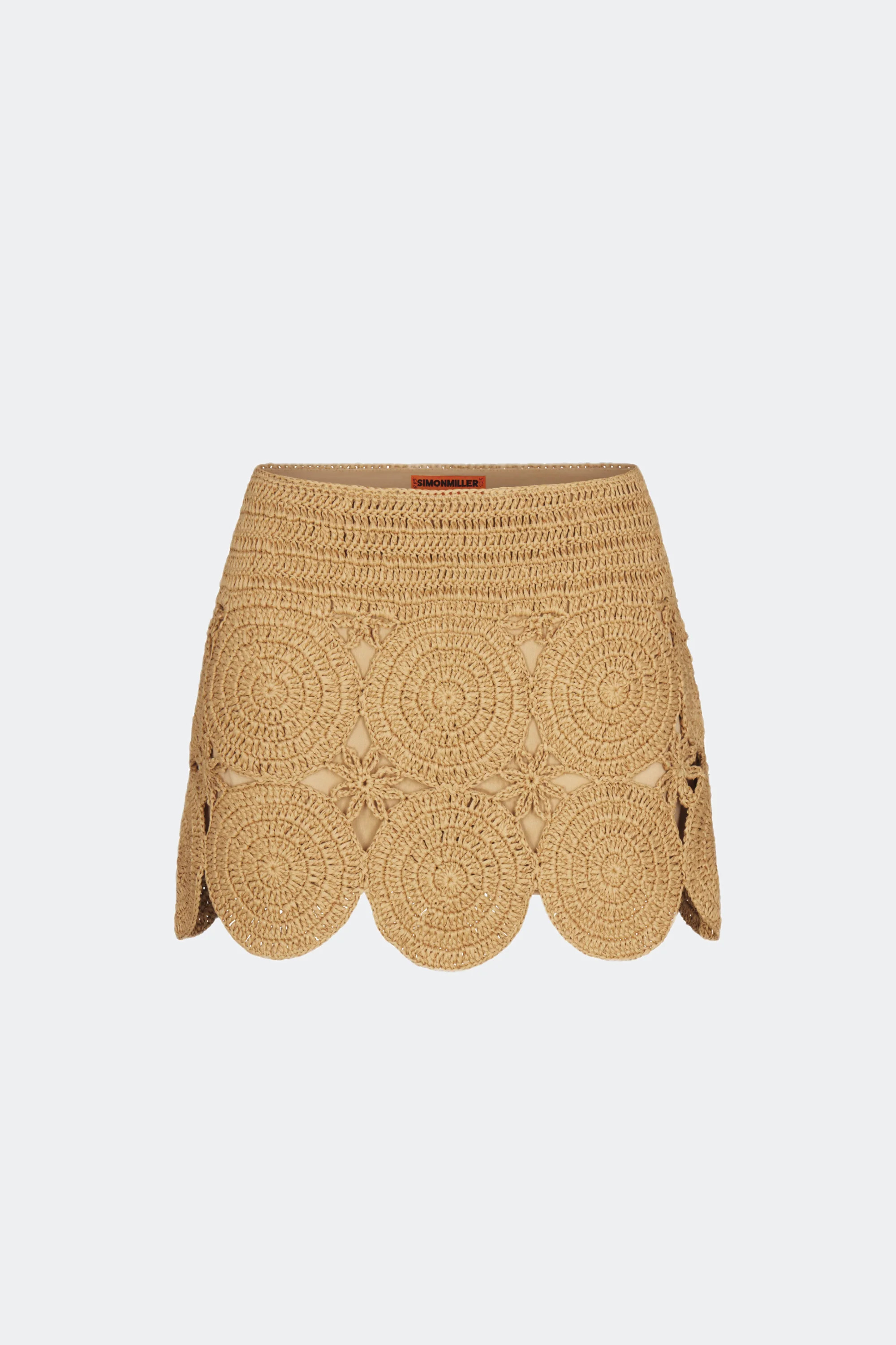 Beep Beep Mini Skirt in Natural| SIMONMILLER | Simon Miller