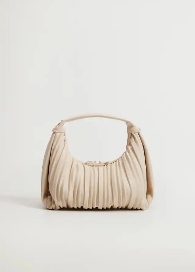 Pleats baguette bag | MANGO (US)