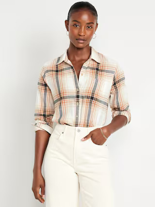Classic Flannel Button-Down Shirt | Old Navy (US)