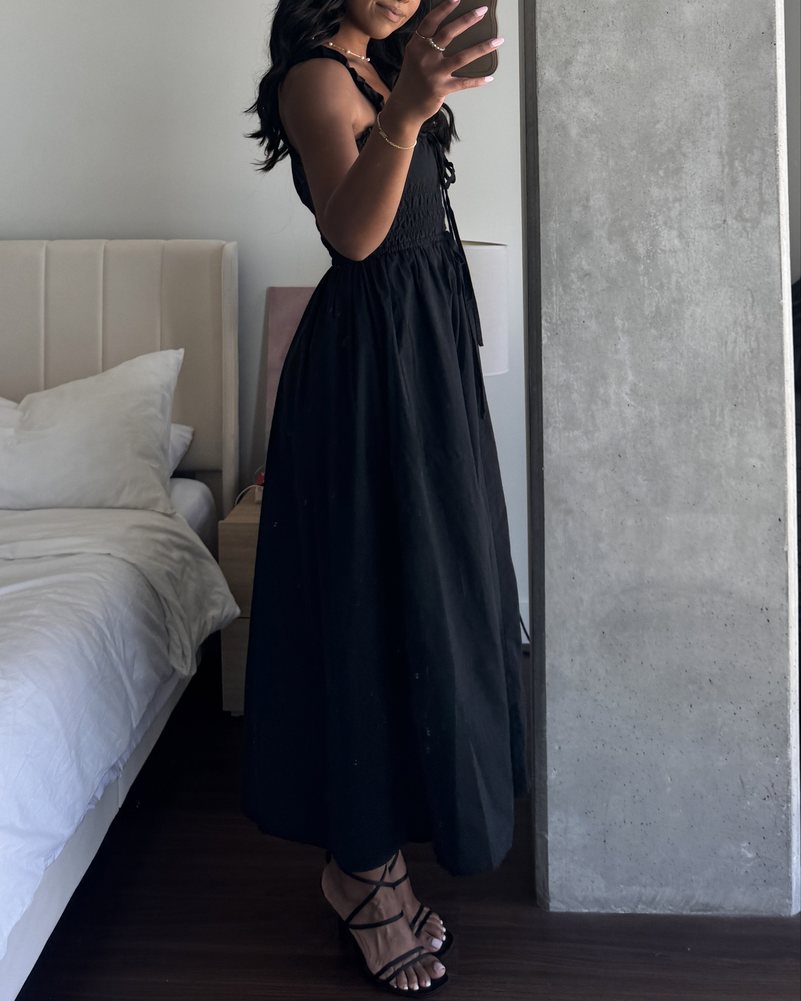 Black Araminta James Ruched Bodice Dress 

#LTK 