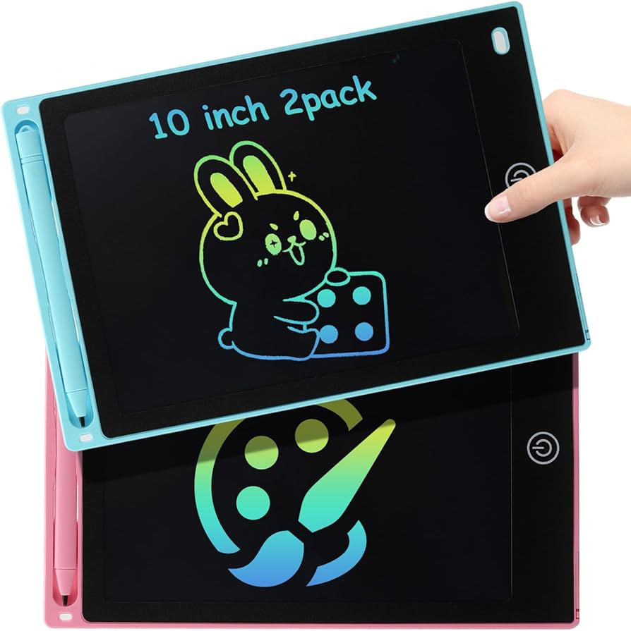 Writing Tablet for Kids 2 Pack LCD Toys Doodle Board Drawing Tablet 10 Inch Electronic Erasable D... | Amazon (US)