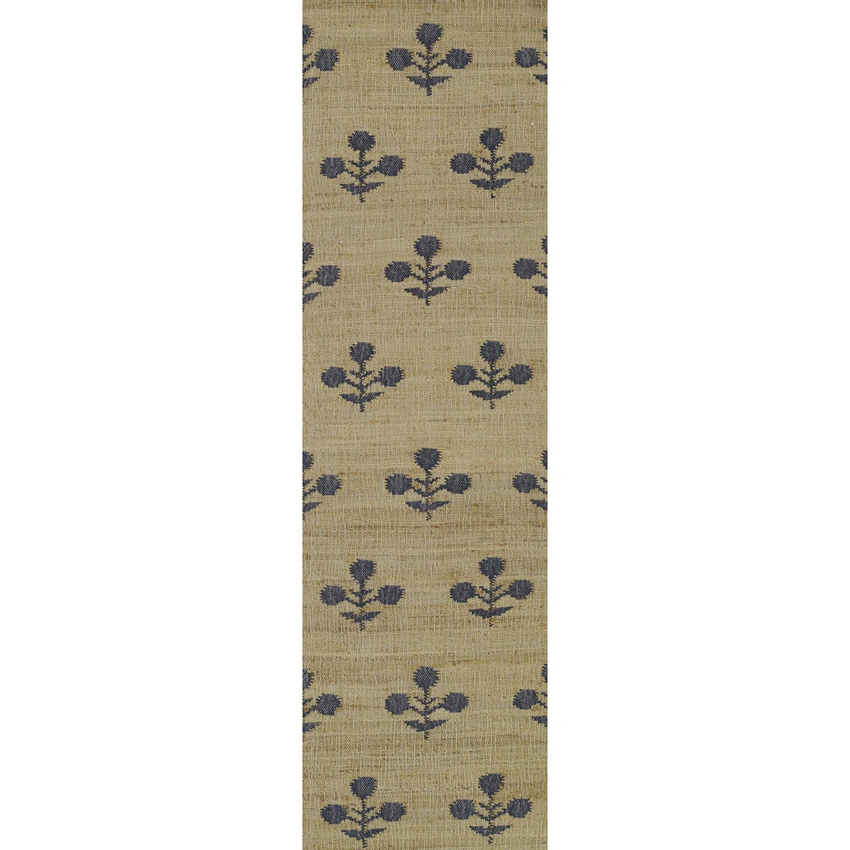 Erin Gates by Momeni Orchard Bloom Blue Hand Woven Wool and Jute Area Rug | Wayfair North America