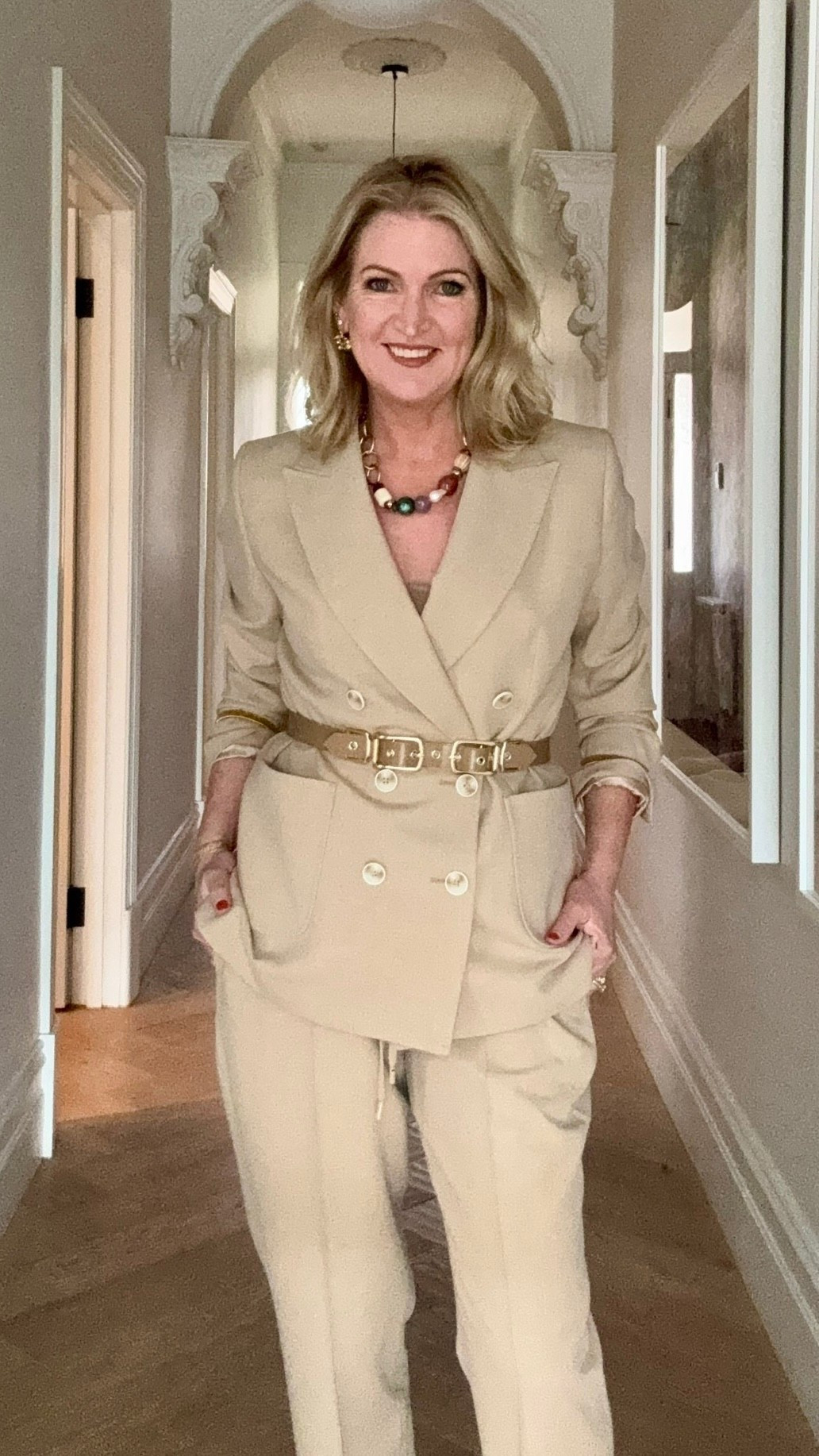 Suit pants that are stylish and comfortable with elastic waist. So easy to dress up or downn

#LTKWorkwear #LTKSeasonal #LTKTravel