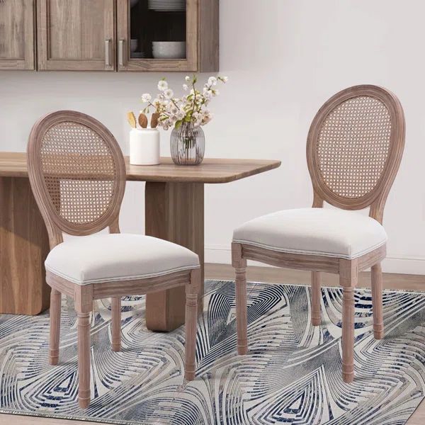 Mittler King Louis Back Side Chair in White | Wayfair North America