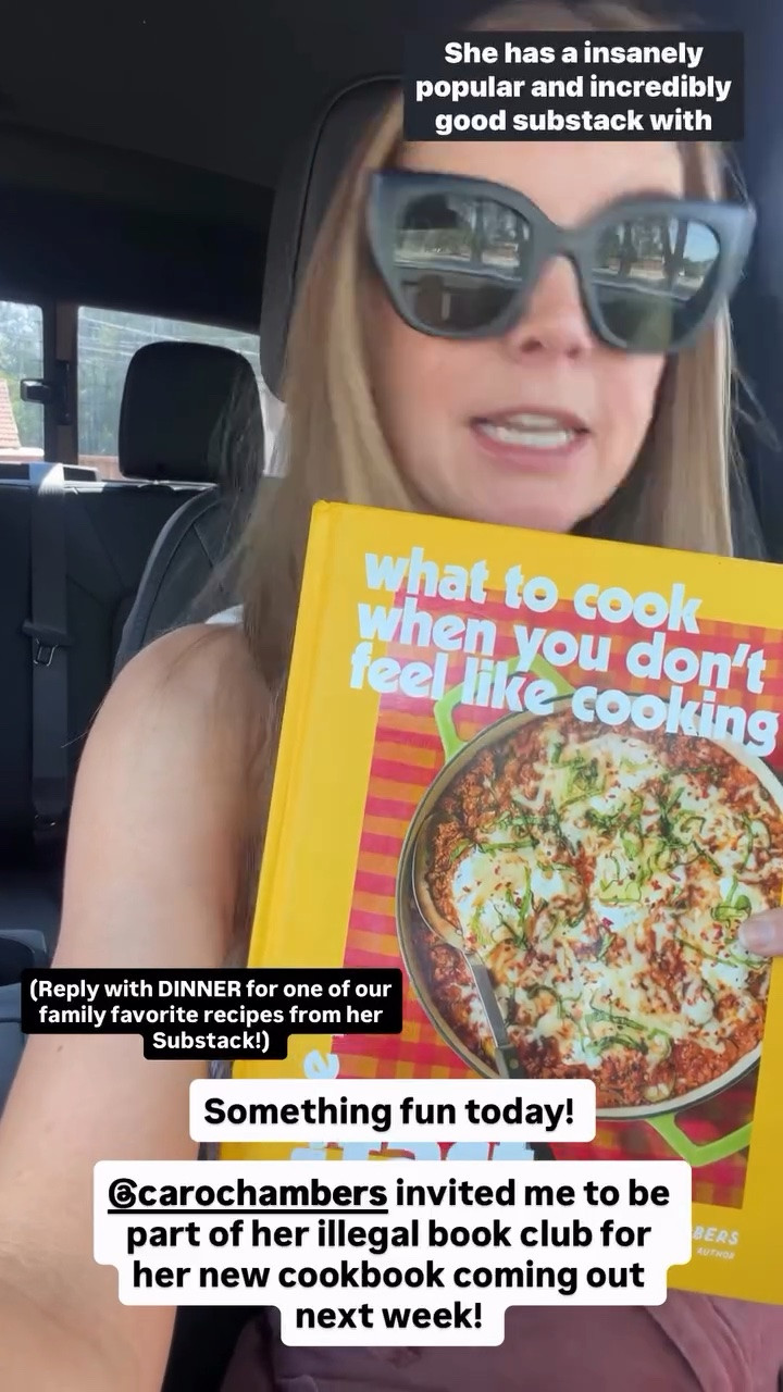 @carochambers sent me an early copy of her new cookbook!

It’s 30% off right now for pre-orders!
Perfect for back to school season when getting dinner on the table fast matters a lot.