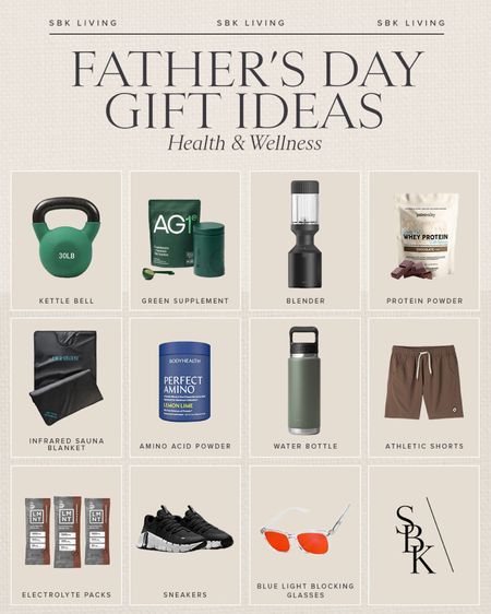 GIFTS \ Father’s Day gift ideas - health and wellness favorites 

Men
Dad
Fitness 

#LTKMens #LTKFitness #LTKGiftGuide