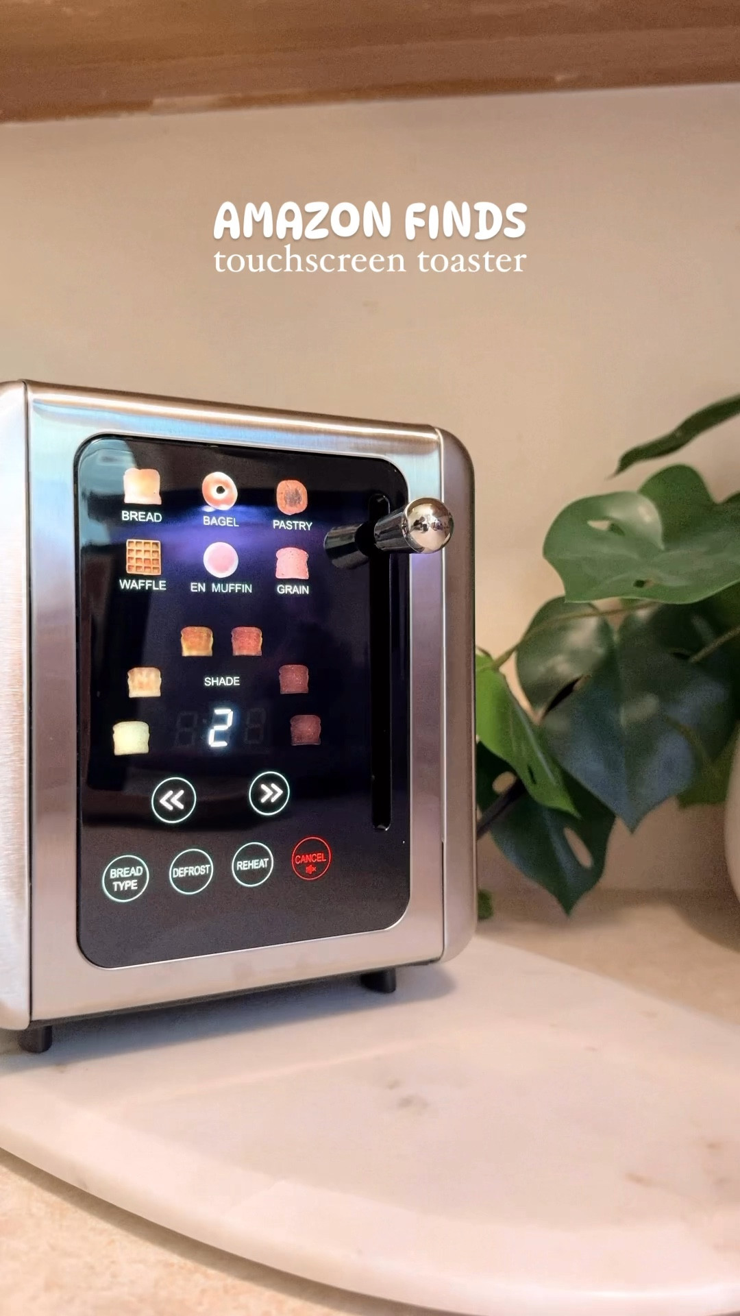 how cool is this amazon find!? 🍞🧈 this touchscreen smart toaster is 80% OFF until 5/26 with code 504MX16G 🏷️#amazonfinds #amazonhome #kitchengadgets #smartappliances #cookware #smarthome 

#LTKSaleAlert #LTKHome #LTKVideo