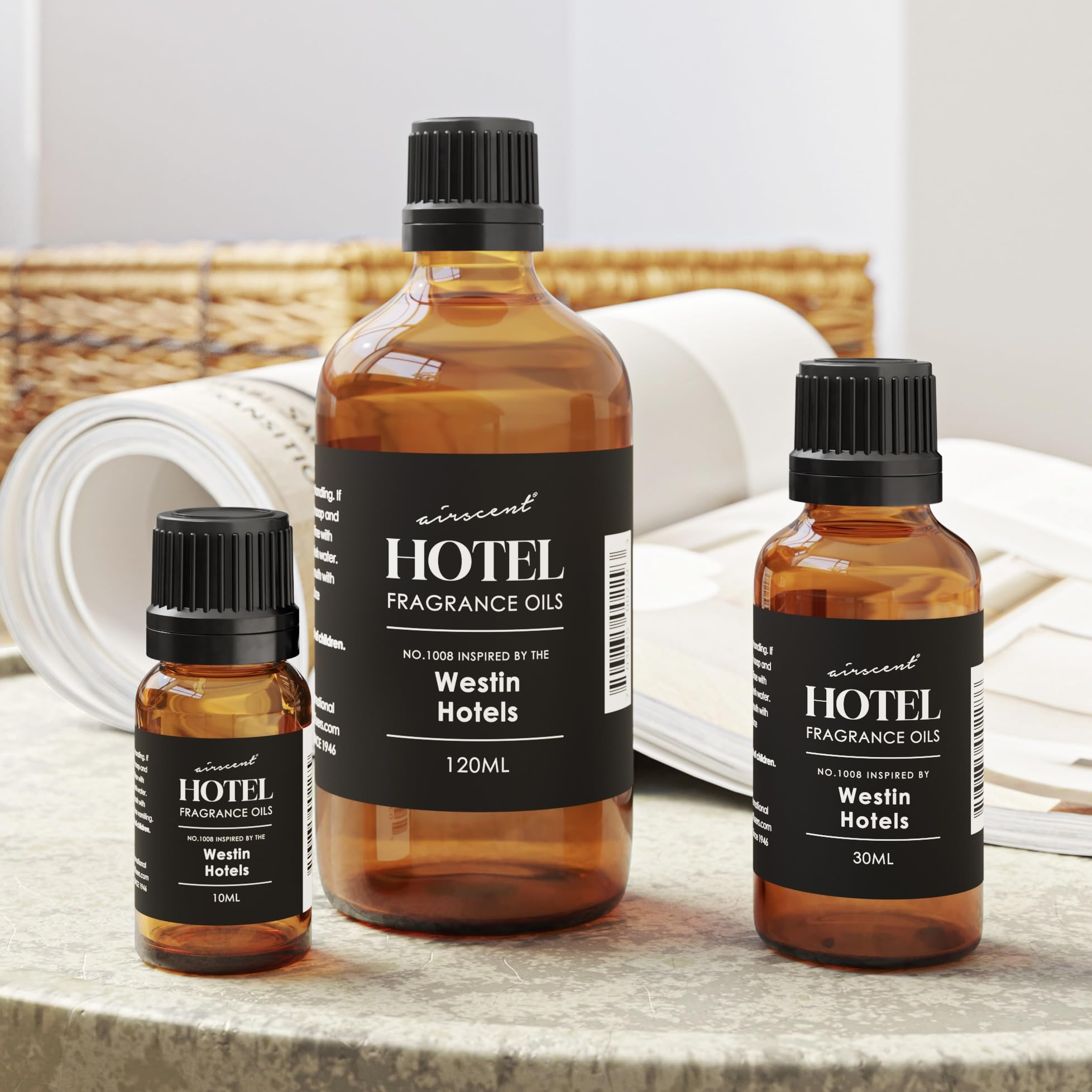 AirScent Hotel Diffuser Oil Inspired by The Westin Hotel Scent - Premium Fragrance Oil No. 1008 f... | Amazon (US)