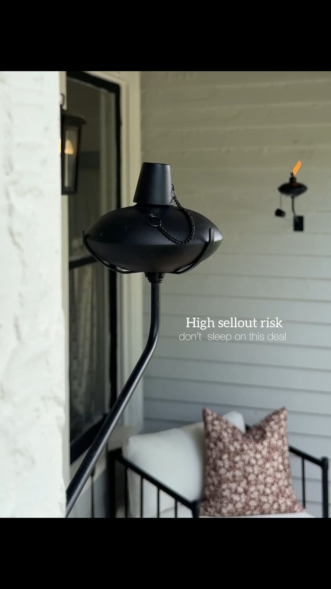 These are selling so fast and they actually sold out last summer, get the look of gas lanterns with these wall, sconces, tiki torches. They are fueled by tiki fuel and they will keep the bugs away. Best defused on an open porch

#LTKHome #LTKSaleAlert #LTKStyleTip