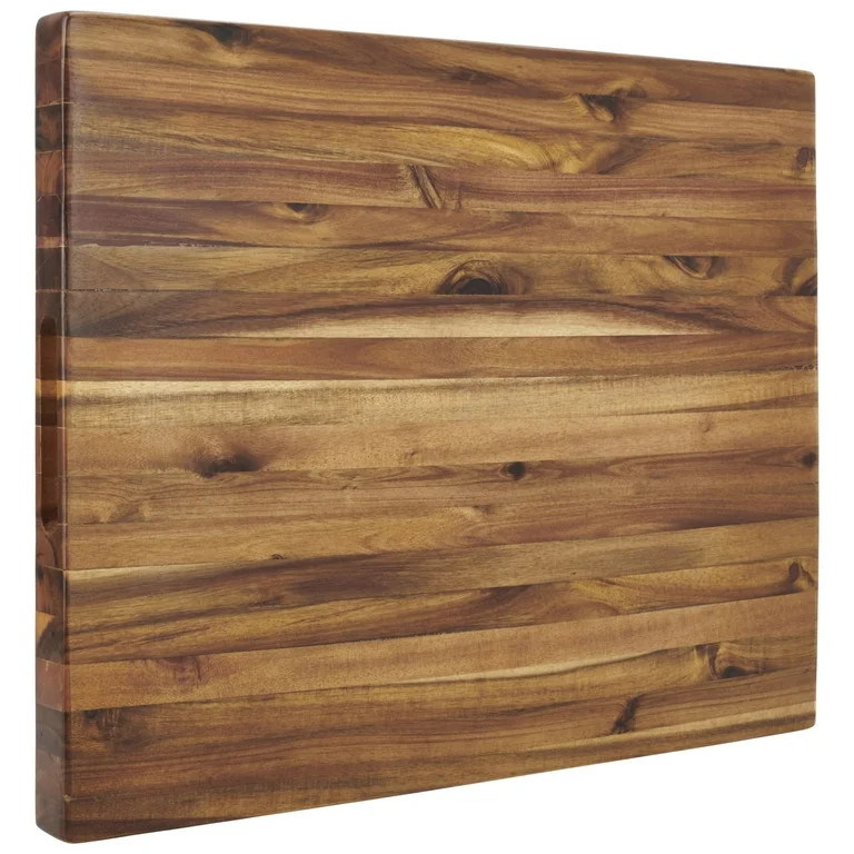 Architec XL 18"x 23" Edge-Grain Acacia Cutting Board and Chop Block | Walmart (US)
