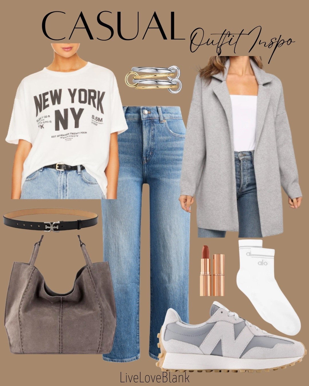 Casual outfit inspo 
Everyday outfits 
Graphic tshirt and jeans with cardigan and sneakers 
#ltku


#LTKSeasonal #LTKmomlife #LTKootd