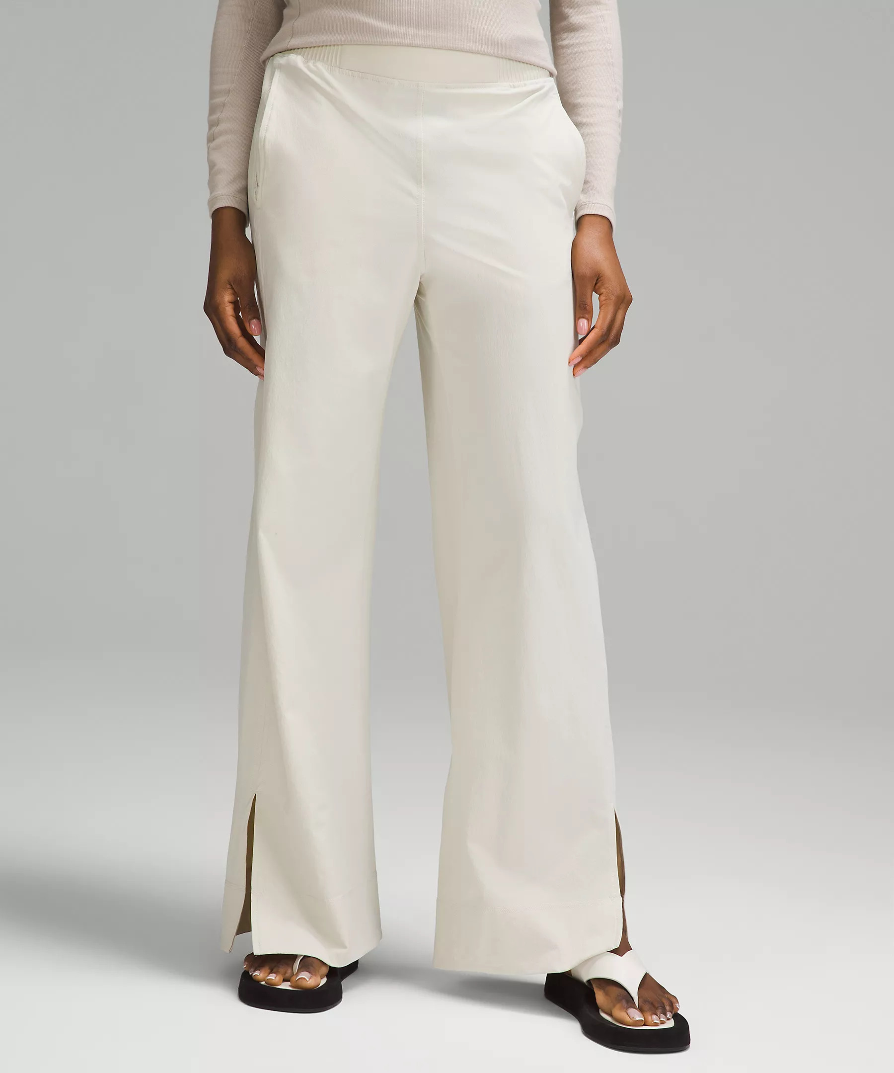 Stretch Woven Wide-Leg High-Rise Pant | Lululemon (US)