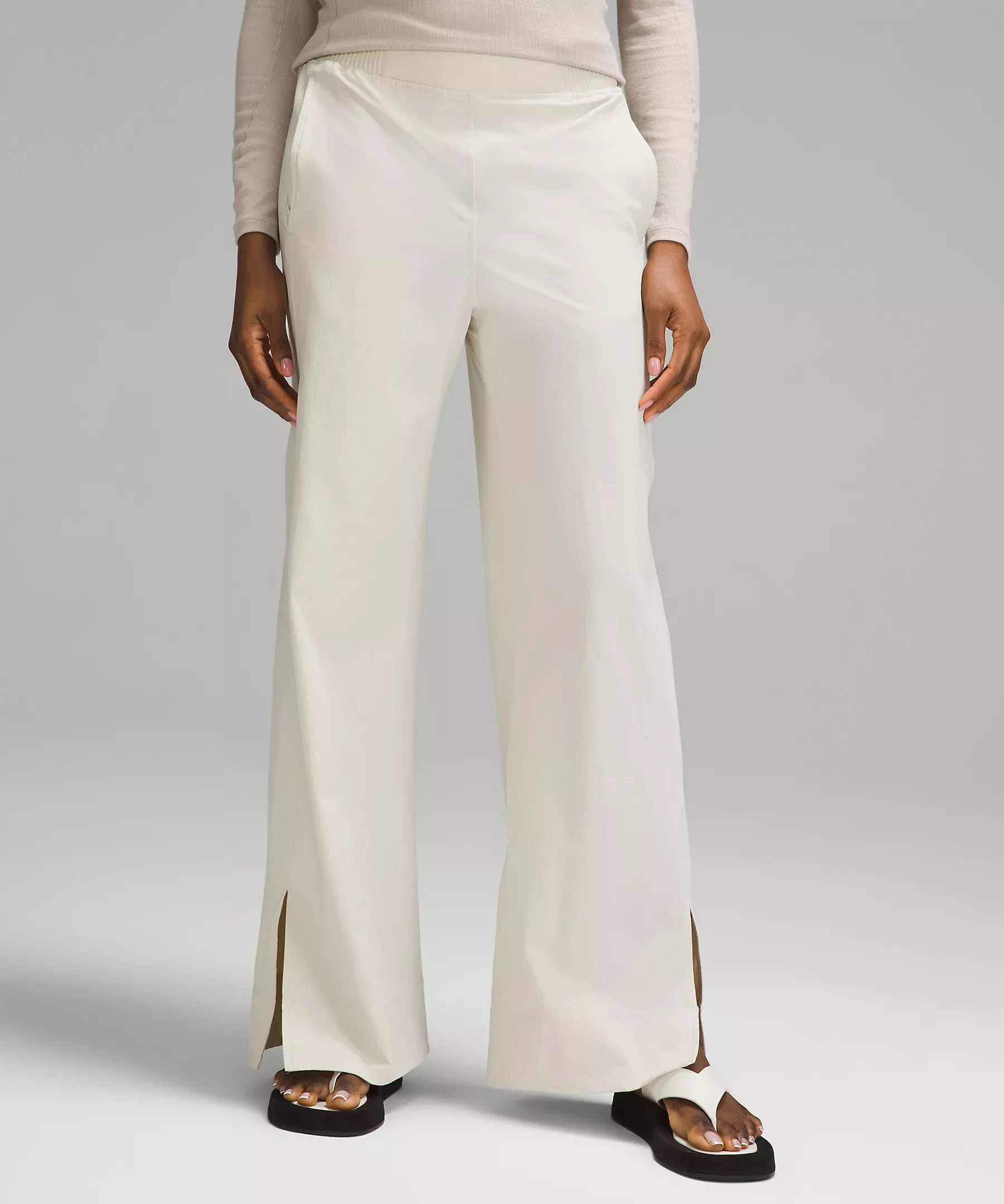 Stretch Woven Wide-Leg High-Rise … curated on LTK