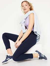 Light Support PowerChill Longline Sports Bra | Old Navy (US)