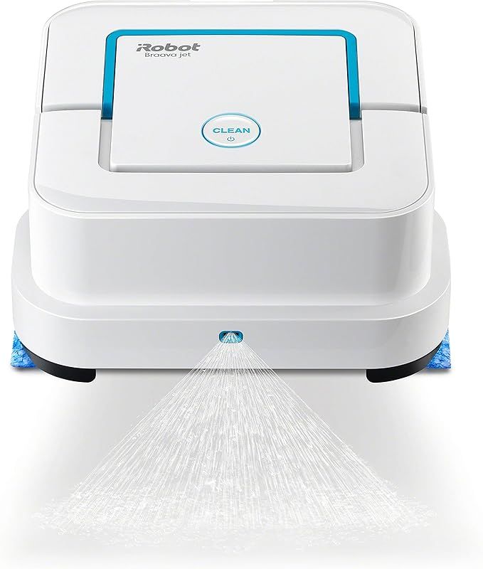 iRobot Braava Jet 240 Superior Robot Mop - App enabled, Precision Jet Spray, Vibrating Cleaning H... | Amazon (US)