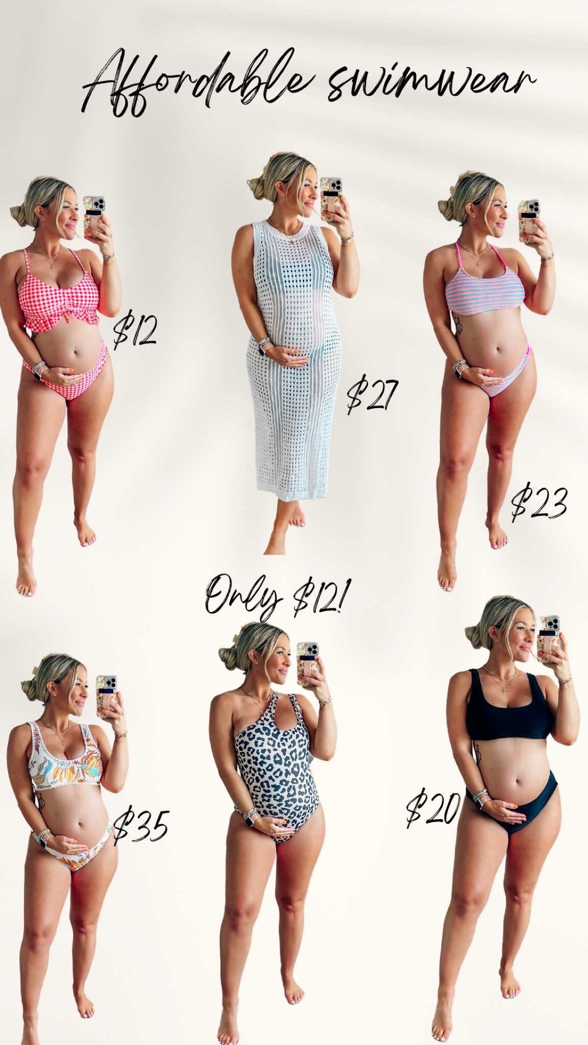 I sized up to a large for pregnancy! Everything fits TTS

#LTKtravel #LTKunder50 #LTKswim