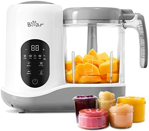BEAR 2024 Baby Food Maker | One Step Baby Food Processor Steamer Puree Blender | Auto Cooking & G... | Amazon (US)