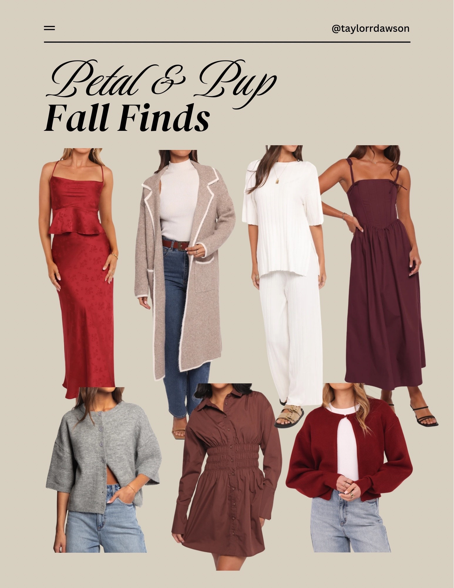New fall finds from Petal & Pup!

fall outfit, fall dress, long sleeve dress, short sleeve cardigan, fall set, fall cardigan, lounge set

#LTKStyleTip #LTKSeasonal #LTKItBag