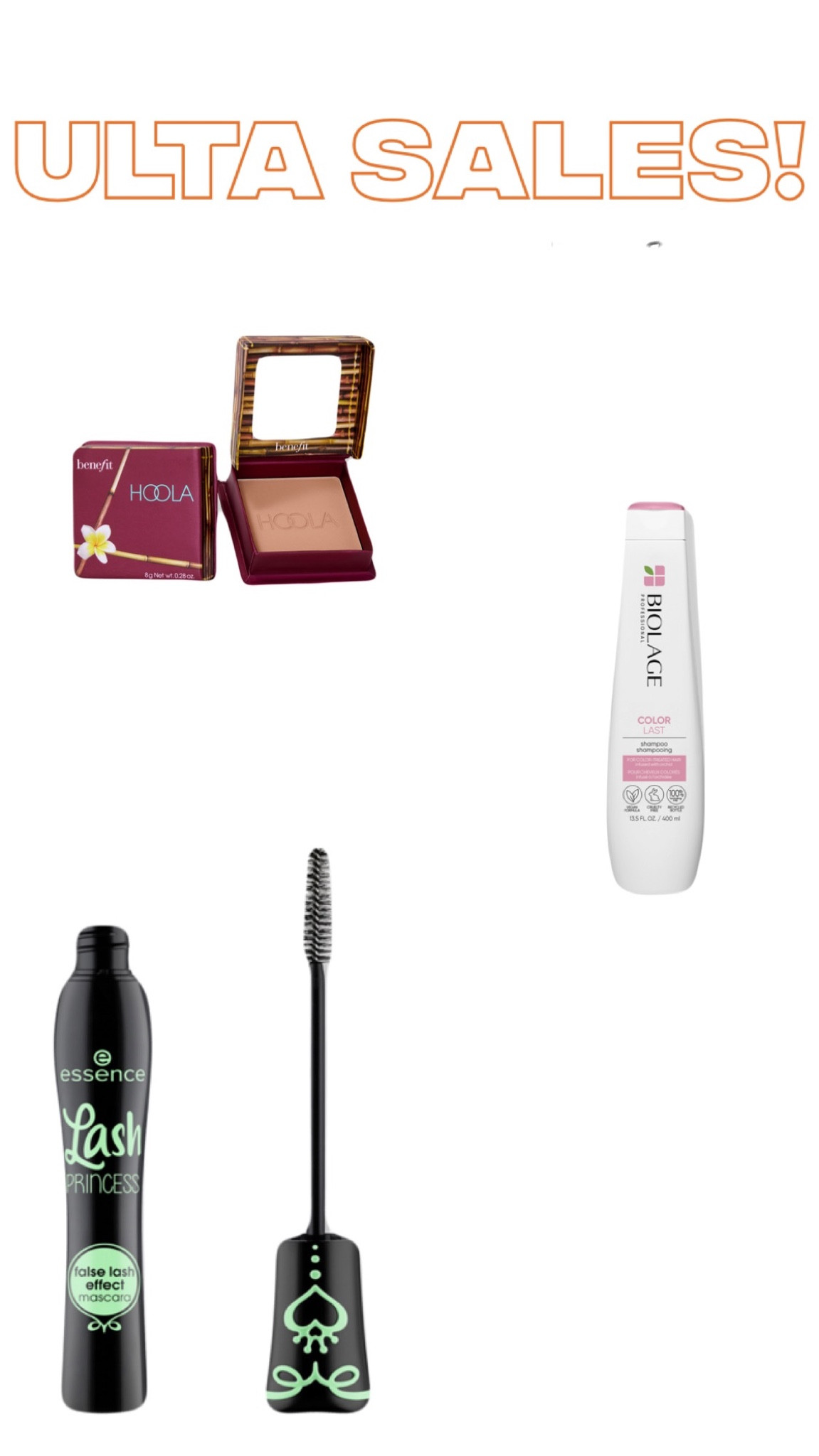 Some of my favorites are on sale at ulta right now!! The semi annual beauty sale is going on now-March 28! Up to 50% off 
#beauty #makeup #haircare

#LTKsalealert #LTKSpringSale #LTKbeauty