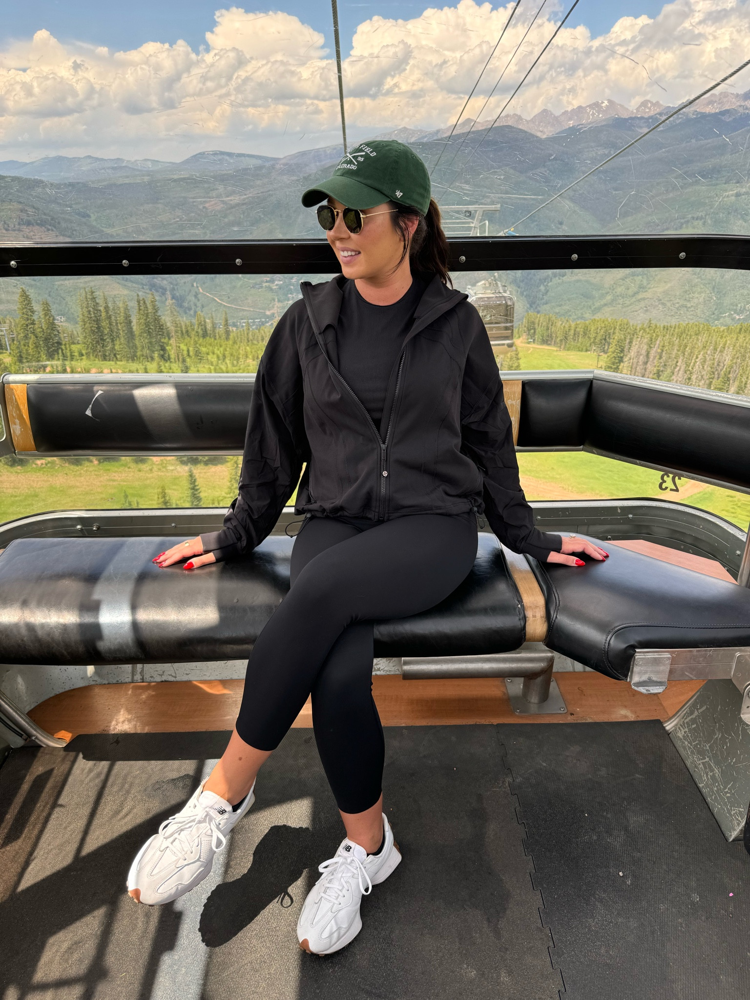 Athletic outfit for exploring Vail mountain. I’m 5’7 & 155lbs for reference and this outfit is mostly new. It’s my first time trying spanx athletic wear and I got a large and loved both pieces. Also my first Lululemon piece and got a size 6

#LTKStyleTip #LTKTravel #LTKFitness