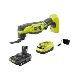 RYOBI ONE+ 18V Cordless Multi-Tool with 2.0 Ah Battery and Charger-P343B-PSK005 - The Home Depot | The Home Depot