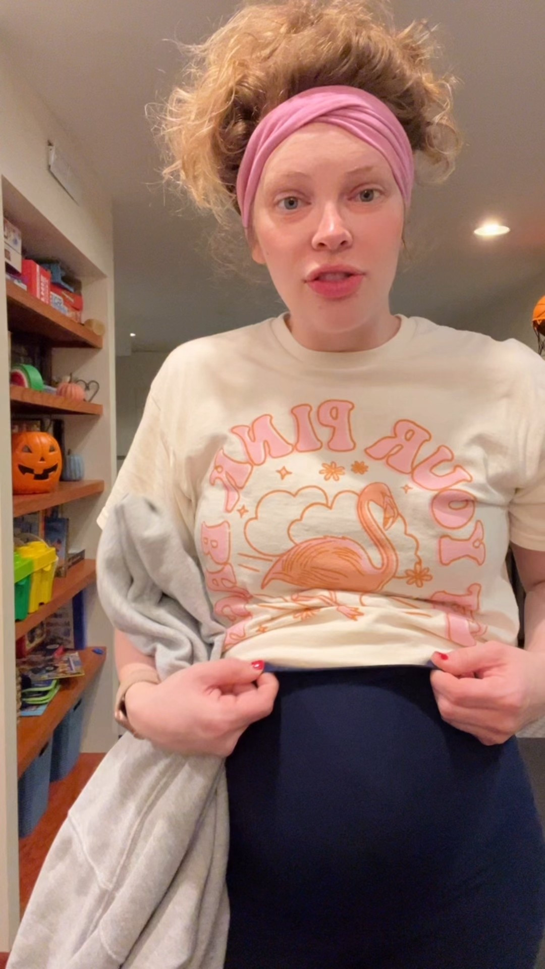 Workout fit of the day! 28 weeks 6 days pregnant ❤️