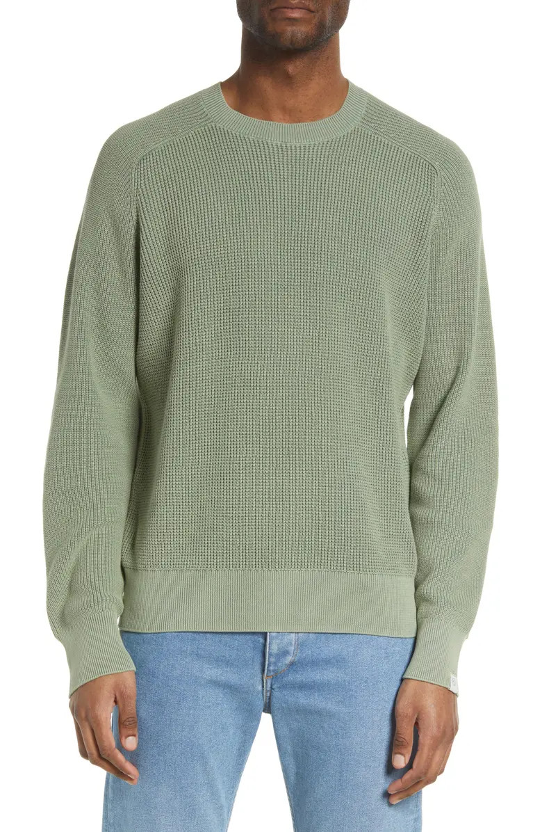 Dexter Mixed Media Crewneck Sweater | Nordstrom