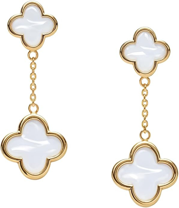 HighSpark Clover Dqngle Earrings for Women | Four Leaf Dangle Stud Earrings for Women | Lovely Gi... | Amazon (US)