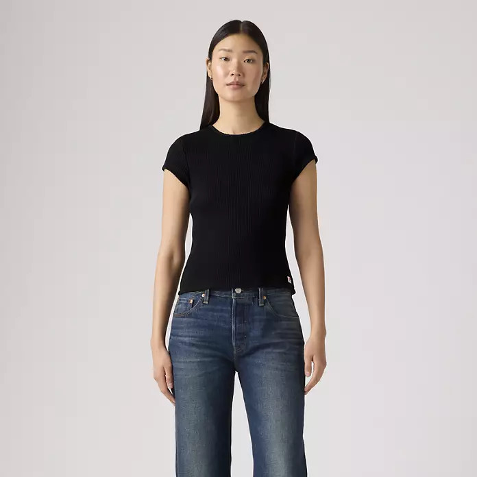 Dry Goods Waffle Cap-sleeve Tee | Levi's UK