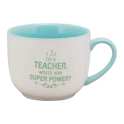 Antonie Teacher Super Power Coffee Mug Ebern Designs | Wayfair North America