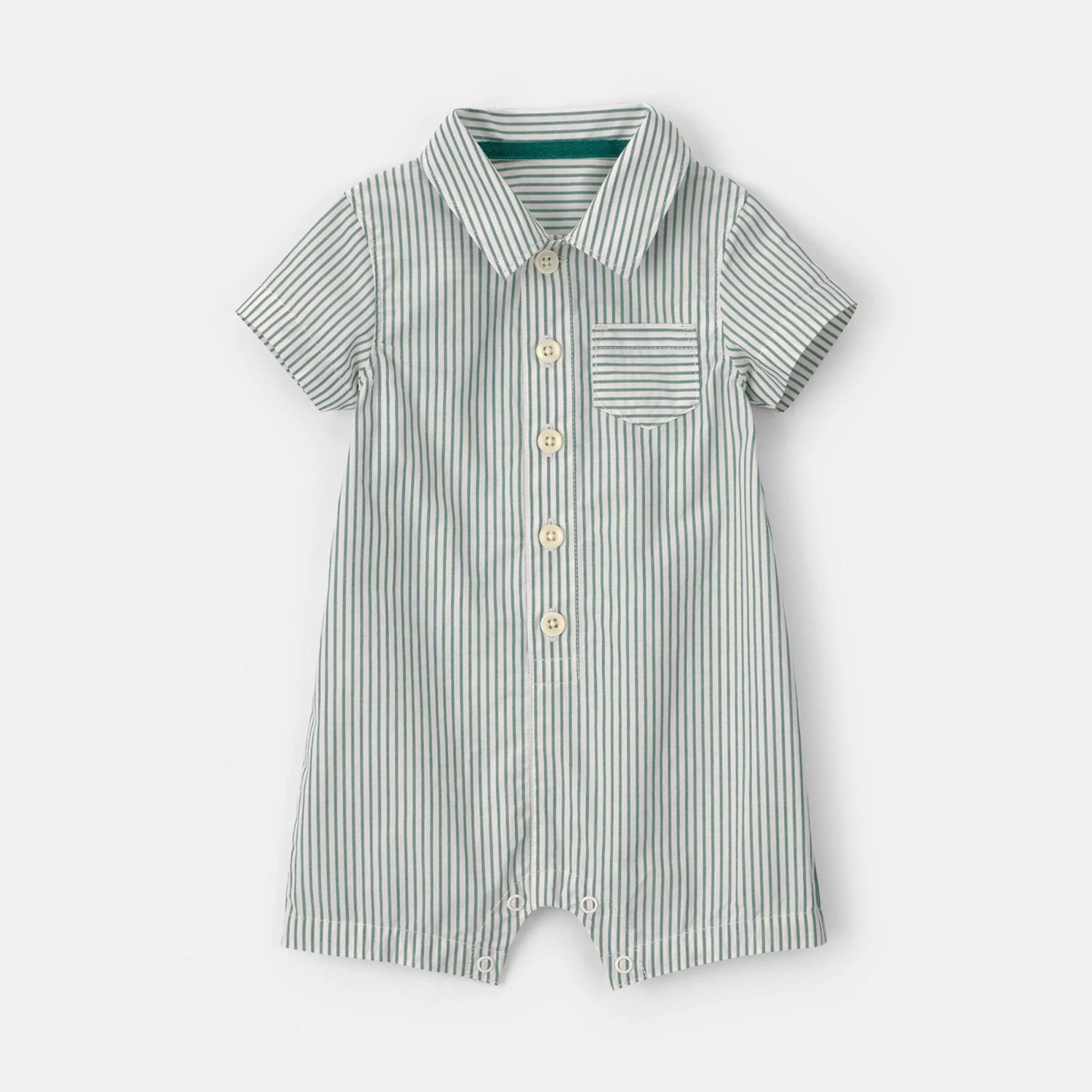 Baby Carter's Stripe Short Sleeve Romper | Kohl's
