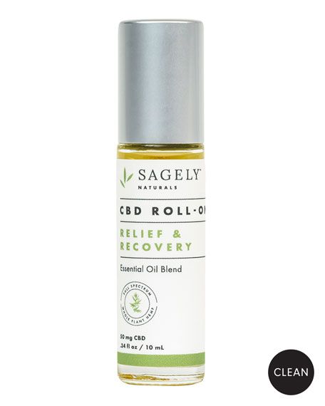 Sagely Naturals Relief and Recovery CBD Roll-On, .34 oz./ 10 mL | Neiman Marcus