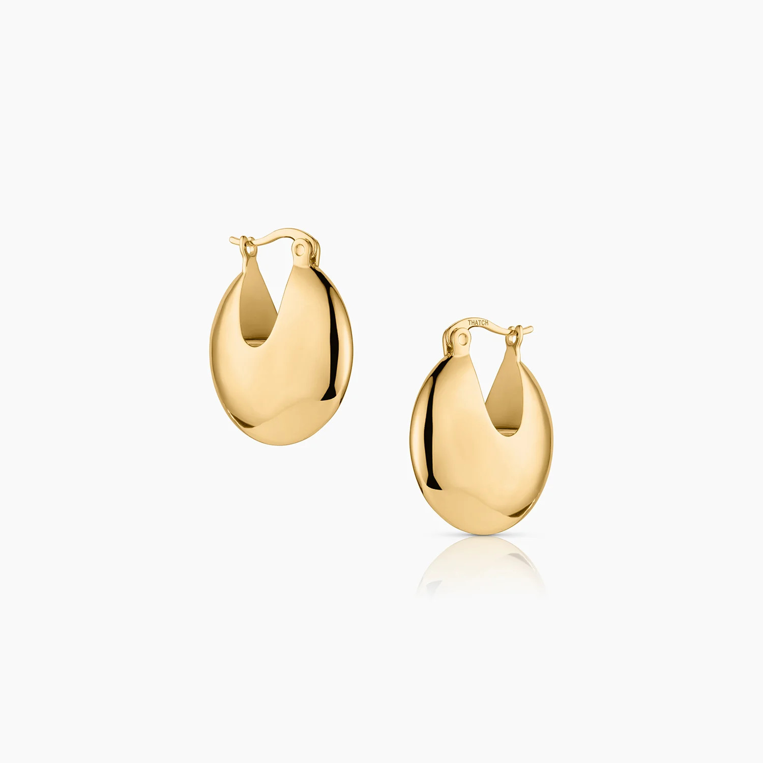 Good Fortune Hoop Earrings | THATCH