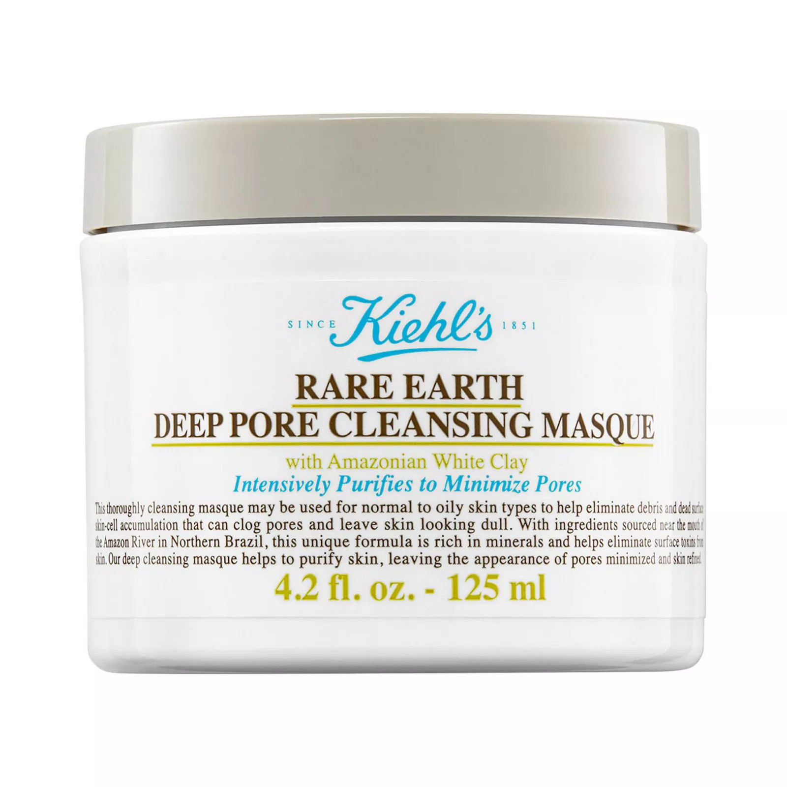 Kiehl's Since 1851 Rare Earth Clay Face Mask for Pores & Uneven Texture, Size: 5 Oz, None | Kohl's