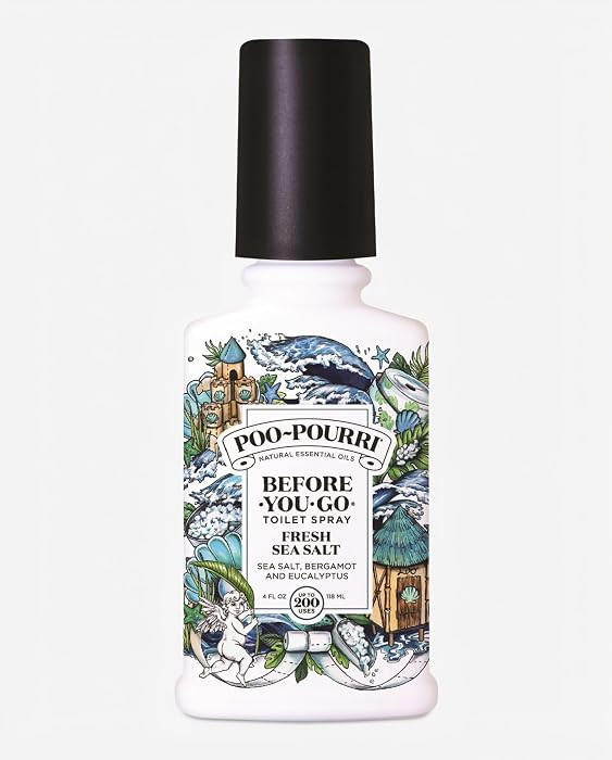 Poo-Pourri Before-You-Go Toilet Spray, Fresh Sea Salt, 4 Fl Oz | Amazon (US)