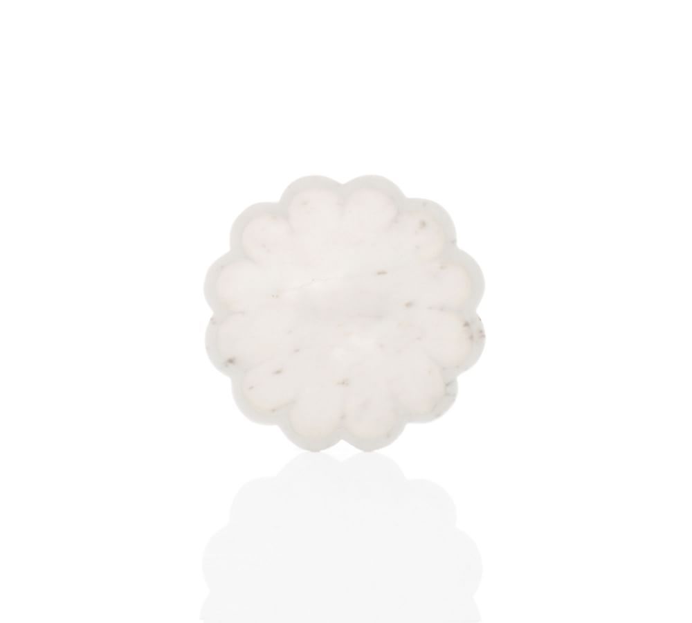 Round Marble Petal Shaped Tray, 6.5&amp;quot;W | Pottery Barn (US)