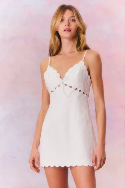 Sydow Linen Mini Dress | LoveShackFancy