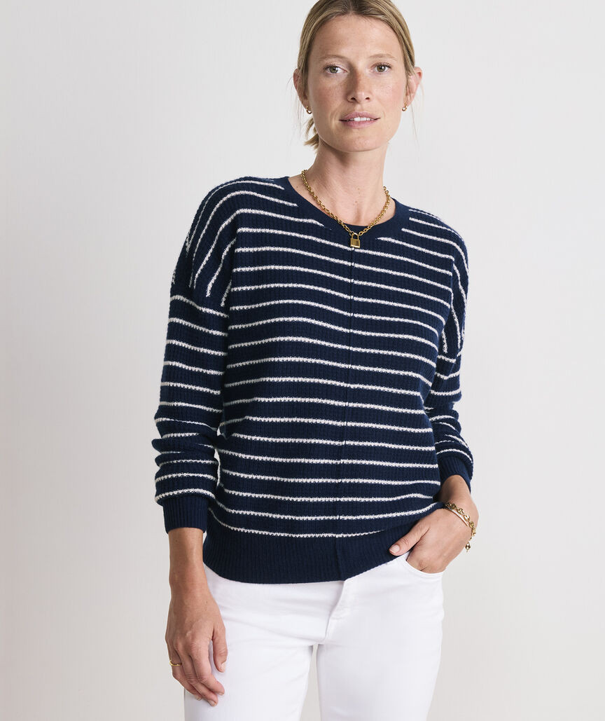 Seaspun Cashmere Stripe Sweater | vineyard vines