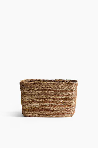 H & M - Small Handmade Seagrass Storage Basket - Beige | H&M (US + CA)