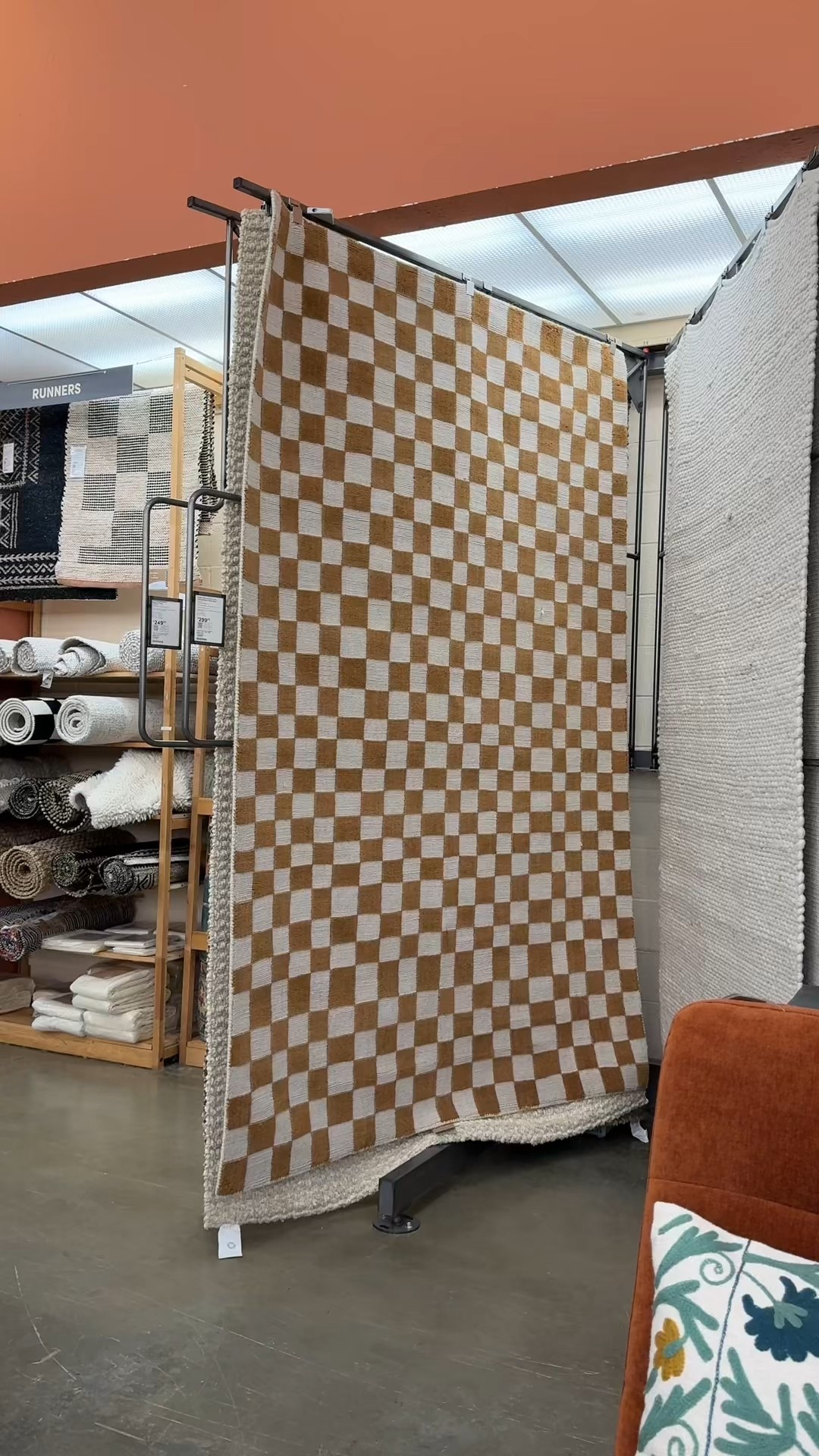 World Market find that actually feels high-end! ✨ This Cedar Terracotta & Ivory Checkered Wool Area Rug is handwoven from 100% wool with a soft, dimensional high-low pile that adds quiet texture to a space. 🤎 The terracotta + ivory checkerboard feels warm, grounded, and neutral at the same time—perfect if you want pattern without it feeling busy. It has that artisan, collected look that works beautifully in living rooms, bedrooms, or dining spaces. 💫 A few sizes are currently marked down, and I linked this rug along with other chic, neutral area rug options worth browsing. #WorldMarket #AreaRug #NeutralDecor 

#LTKGiftGuide #LTKSaleAlert #LTKHome