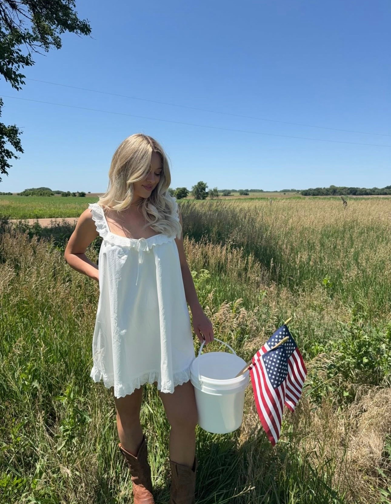 recent dress purchase I love this - linking similar such a staple! 

Exact dress is from the daisy patch! Local Midwest small boutique! 🇺🇸✨🫶🏻🧺

#LTKSummerEdit #LTKSeasonal