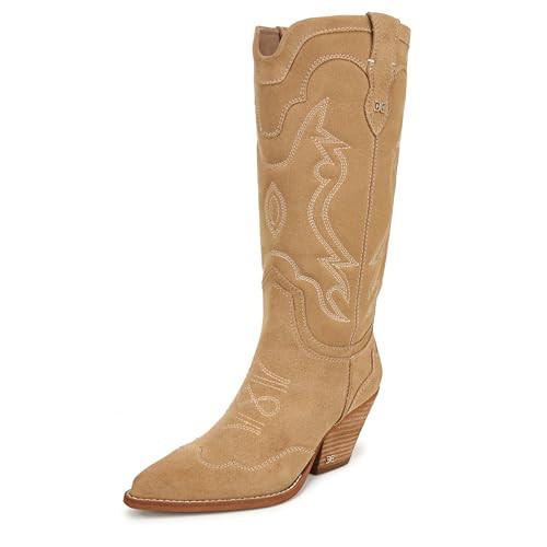 Sam Edelman Women's James Western Boot, Safari Tan, 6.5 | Amazon (US)
